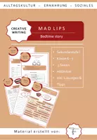 Vorschau - Arbeitsblätter - Mad lips - bedtime story - Klasse 7-10 - Deckblatt