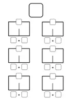 Vorschau - Arbeitsblätter - Leere Druckvorlage Schüttelbox mit 6 Boxen - Deckblatt