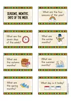 Vorschau - Fördermaterial/Inklusion - Speaking Cards Englisch – Seasons, Months & Days of the Week - Seite 3