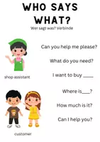 Vorschau - Arbeitsblätter - Einkaufen: Material für eine Unterrichtslektion in Englisch - Seite 1