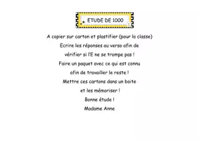 Aperçu - Apprentissages en autonomie - SCN étude du nombre 1000 P3 - Page 3