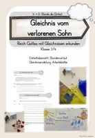 Vorschau - Arbeitsblätter - Reich Gottes: Das Gleichnis vom verlorenen Sohn (4.+5. Std.) - Deckblatt