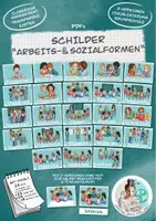 Vorschau - Mal- und Bastelvorlagen - "Sozial- und Arbeitsformen-Schilder" Classroom Management Tagestransparenz - Deckblatt