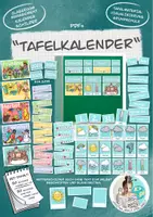 Vorschau - Mal- und Bastelvorlagen - Classroom Management "Tafelkalender" ewiger Kalender - Deckblatt
