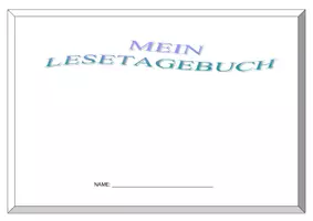 Vorschau - Arbeitsblätter - Lesetagebuch Volle Fahrt ins Abenteuer - Ich schenk dir eine Geschichte 2023 - Deckblatt