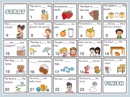 anteprima - Giochi - HAVE GOT & PREPOSITIONS OF PLACE - BOARD GAME | VERBO AVERE E PREPOSIZIONI DI LUOGO - GIOCO DA TAVOLO - Pagina 1