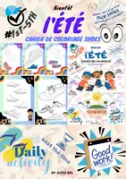 Aperçu - Feuilles d'exercices - shoes summer coloring book for kids 1st to 5 th Grade - Page de couverture