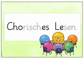 Vorschau - Poster - Lesezeit/Leseband Aushänge für die Lautlesemethoden - Materialpaket - Seite 1