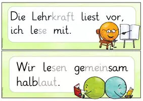 Vorschau - Poster - Lesezeit/Leseband Aushänge für die Lautlesemethoden - Materialpaket - Seite 2