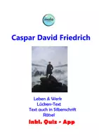 Vorschau - Unterrichtsreihen - Caspar David Friedrich -Leben & Werk inkl. interactiv - Deckblatt