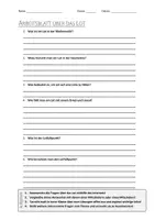 Vorschau - Arbeitsblätter - AB mit Fragen zum Thema "Das Lot" + Lösungsblatt - Deckblatt
