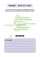 Vorschau - Arbeitsblätter - Tugend - Einführung (1) - Seite 1