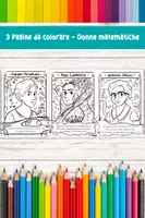 anteprima - Materiale per pittura e bricolage - Colora e divertiti: donne nella matematica, 3 pagine da colorare, Maryam Mirzakani, Ada Lovelace, Katherine Johnson - Pagina di copertina
