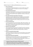 Vorschau - Arbeitsblätter - AB mit Fragen zum Thema "Löwenzahn" + Lösungsblatt + Infografik - Seite 2