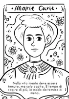 anteprima - Materiale per pittura e bricolage - Pagine da colorare su Marie Curie e Rosalind Franklin: Ispirazione scientifica per bambini - Pagina 3
