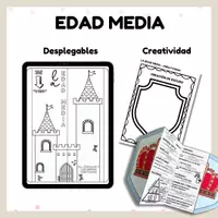 Vista previa - Hojas de trabajo - Pack: La Edad Media - Portada