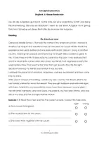Vorschau - Arbeitsblätter - Jahresabschlusstest: Englisch, 6. Klasse Realschule (+Lös. & Feedbackbogen) - Seite 2