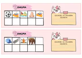 Vista previa - Tarjetas / Manipulativos - EL ENIGMA FONOLÓGICO - página 1