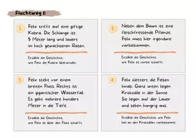 Vorschau - Stundenentwürfe - Materialpaket Geschichten Schreiben / Abenteuergeschichte - Seite 2