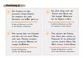 Vorschau - Stundenentwürfe - Flucht aus dem Iglu / Abenteuergeschichte schreiben - Seite 3