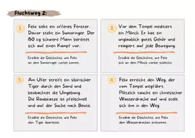 Vorschau - Stundenentwürfe - Flucht aus dem Tempel / Abenteuergeschichte schreiben - Seite 3