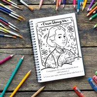 anteprima - Materiale per pittura e bricolage - Viaggio colorato con Chien Shiung Wu e Lise Meitner: Pagine da colorare stampabili per gli amanti della scienza - Pagina 1