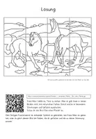Vorschau - Mal- und Bastelvorlagen - Franz Marc: "Die roten Pferde" - Kunstwerk puzzeln - Seite 3