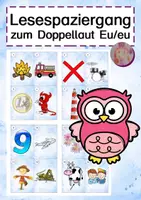 Vorschau - Arbeitsblätter - Lesespaziergang Eu - Deckblatt