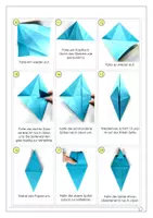 Vorschau - Mal- und Bastelvorlagen - Origami Tiere am im Wasser Teich - Fensterdeko Sommer - WG Kunst - Seite 2