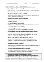 Vorschau - Arbeitsblätter - AB mit Fragen zum Thema "Luxemburg" + Lösungsblatt + Infografik - Seite 2