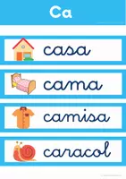 Vista previa - Hojas de trabajo - Palabras con Ca, Co, Cu, Que y Qui - página 2