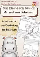 Vorschau - Arbeitsblätter - Das kleine Ich bin ich - Material zum Bilderbuch - Deckblatt