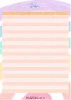 Aperçu - Outils du professeur - Suivi Cahier de la Maitresse MySchoolette - Page 2