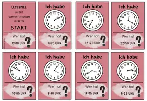 Vorschau - Spiele - Materialpaket: UHRZEIT - Seite 2