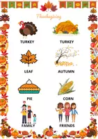 Vorschau - Arbeitsblätter - Thanksgiving day worksheets in english - Seite 2
