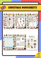 Vorschau - Arbeitsblätter - CHRISTMAS WORKSHEETS IN ENGLISH - Deckblatt