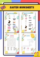 Vorschau - Arbeitsblätter - Easter worksheets in english - Deckblatt