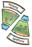 Vista previa - Hojas de trabajo - Círculo de colocación "Auf dem Spielplatz" más hoja de ejercicios - Alemán - página 2