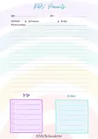 Aperçu - Outils du professeur - RDV Parents Cahier de la Maitresse MySchoolette - Page 3
