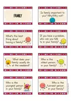 Vista previa - Refuerzo / NEE / Materiales de apoyo - Family Speaking Cards // Tarjetas de conversación (inglés) - página 3