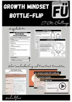 Vorschau - Stundenentwürfe - STEM-Challenge: Bottle-Flip und Growth Mindset - Deckblatt