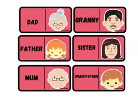 Vorschau - Stationenlernen - FAMILY DOMINO IN ENGLISH - Seite 3