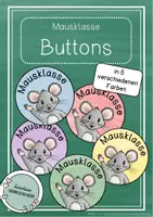 Vorschau - Poster - Mausklasse Materialpaket – Klassenzimmer Deko Grundschule Klasse 1 | Klassentier Maus | Classroom Management | Organisation & Einschulung - Seite 1