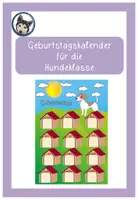 Vorschau - Poster - Geburtstagskalender Hundeklasse #Jack Russel - Deckblatt