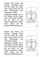 Vorschau - Arbeitsblätter - Sommerferien Lese-Mal-Buch - Seite 2