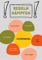 Vorschau - Anderer Materialtyp - Regeln Kämpfen Plakat/Karten - Deckblatt