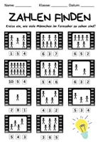 Vorschau - Arbeitsblätter - Zahlen kennenlernen - Zahlenraum 1 - 10 - Seite 1