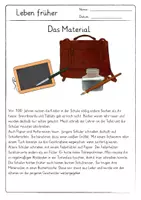 Vorschau - Arbeitsblätter - Arbeitsblatt und interaktive pdf - Das Material in der Schule vor 100 Jahren - Seite 2