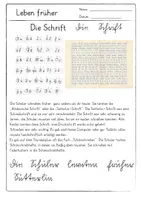 Vorschau - Arbeitsblätter - Arbeitsblatt und Interaktive pdf - Die Schrift vor 100 Jahren - Seite 2