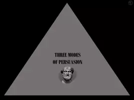 Vorschau - Präsentationen/Tafelbilder - Three Modes of Persuasion - Ethos, Pathos, Logos für Redeanalyse - Seite 1